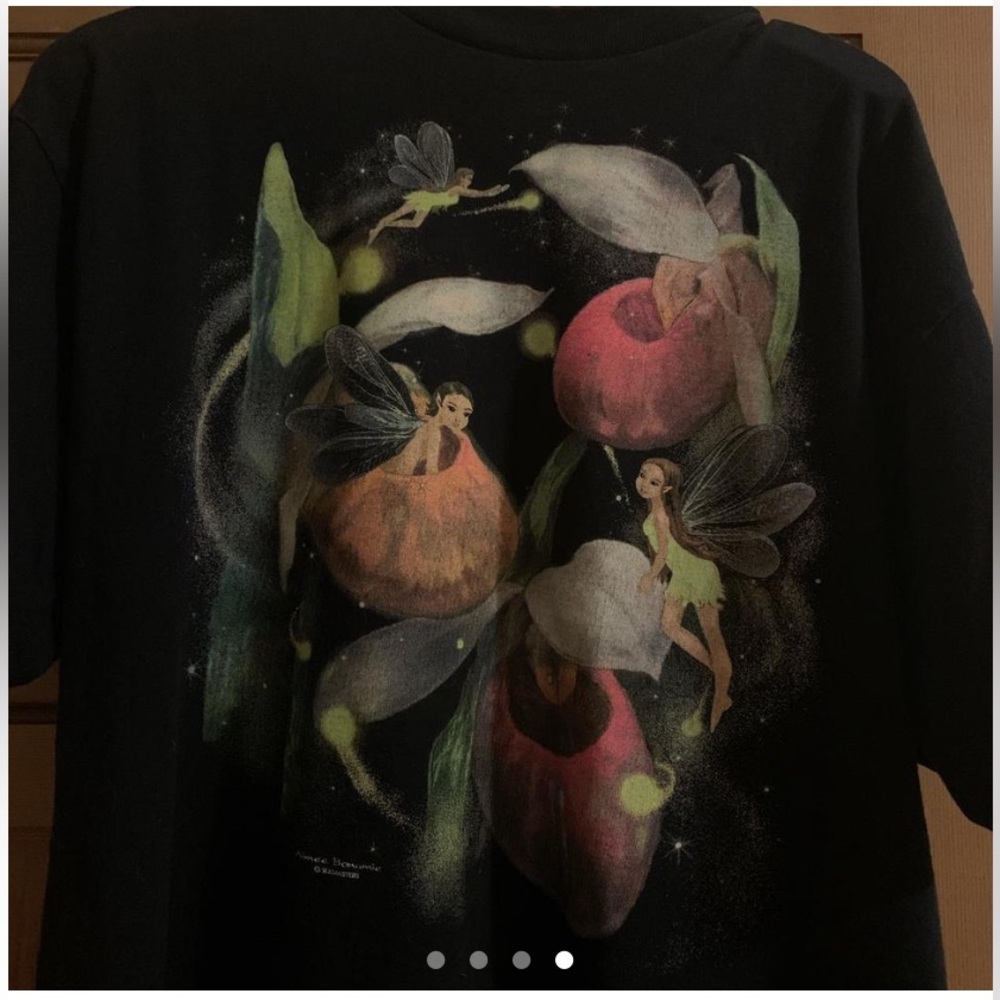 FIRM PRICE 🧚♀️ VINTAGE Pixie Fairy T-Shirt Disney Fantasia